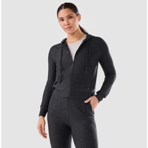 TAVI SoftTec Zip Hoodie XL – Midnight Melange Space Dye Women's